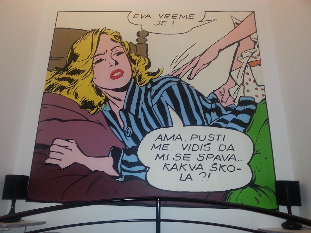 בלגרד Pop Art Hostel חדר תמונה