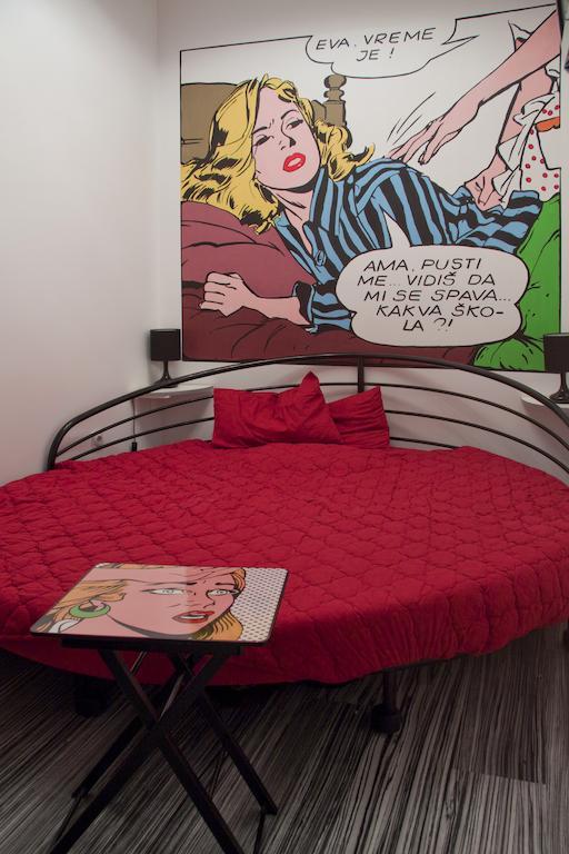 בלגרד Pop Art Hostel חדר תמונה